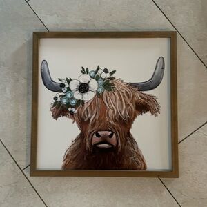 cow picture 16.2x16.2in from hobby lobby